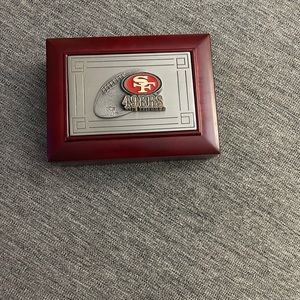 49ers jewelry box